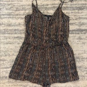 Multicolored lightweight romper